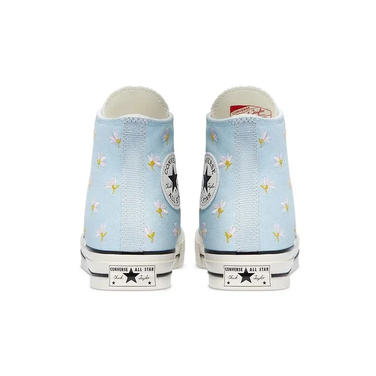 Chuck 70 High «Estampado floral bordado – Azul cambray» Chuck 70 High «Estampado floral bordado – Azul cambray»