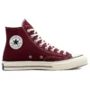 Chuck 70 High «Lona reciclada – Burdeos intenso»