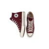 Chuck 70 High «Lona reciclada – Burdeos intenso»