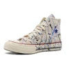 Chuck 70 High «Paint Splatter – Egret»