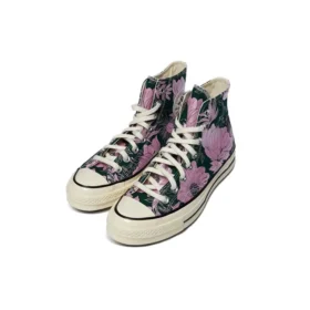Chuck 70 High «Vintage Floral – Midnight Pink Glaze»