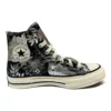 Chuck 70 High «Vintage Floral – Negro Plata»