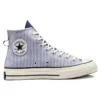 Chuck 70 High «Washed Indigo Hickory Stripes»