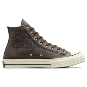 Chuck 70 Leather Overlay High «Engine Smoke»