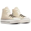 Chuck Taylor All Lift de lona y piel «Beige White»