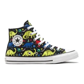 Chuck Taylor All Star Big Dinosaur Negro Multicolor