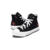 Chuck Taylor All Star con plataforma de EVA y corazón Y2K, caña alta «Negro»