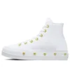 Chuck Taylor All Star con plataforma y tachuelas «White Gold»