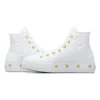 Chuck Taylor All Star con plataforma y tachuelas «White Gold»