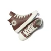 Chuck Taylor All Star de piel con forro de piel sintética «Marrón oscuro»