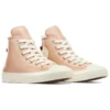 Chuck Taylor All Star de piel con forro de piel sintética «Rosa»