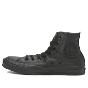 Chuck Taylor All Star de piel de caña alta «Negro»