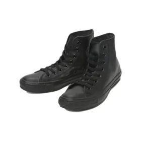 Chuck Taylor All Star de piel de caña alta «Negro»