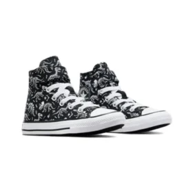 Chuck Taylor All Star Easy-On Dinosaur «Negro Blanco»
