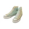Chuck Taylor All Star Hi, zapatillas altas de lona para el día a día, azul verdoso, versión japonesa «Green Blue»