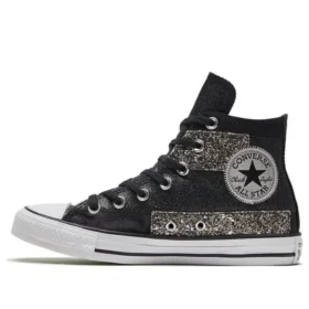 Chuck Taylor All Star High «Black Glitter»