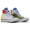 Chuck Taylor All Star High «Blanco, verde, rojo, amarillo»