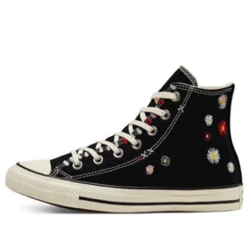 Chuck Taylor All Star High «Daisy Embroidery – Negro»