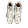 Chuck Taylor All Star High «Leather Silver»