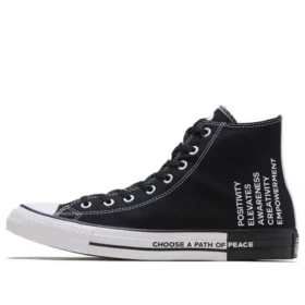 Chuck Taylor All Star High «Seek Peace – Negro»