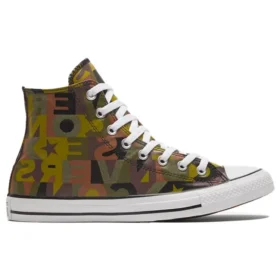 Chuck Taylor All Star High Top «Negro, marrón y amarillo»