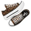 Chuck Taylor All Star Lift con plataforma doble «Leopard Print»