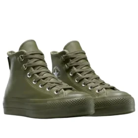 Chuck Taylor All Star Lift de piel de caña alta «Utility»