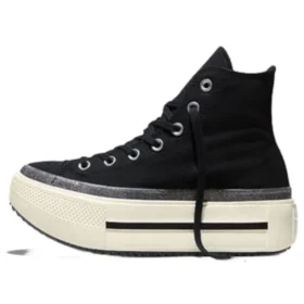 Chuck Taylor All Star Lift Double Stack Platform Jelly «Black Egret»