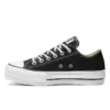 Chuck Taylor All Star Lift Glitter Low Top Thick Sole «Black White»