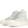 Chuck Taylor All Star Lift Platform Crochet «Gris-Blanco»