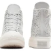 Chuck Taylor All Star Lift Platform Crochet «Gris-Blanco»
