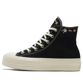 Chuck Taylor All Star Lift Platform High «Embroidered Floral – Black»