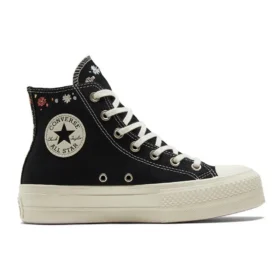 Chuck Taylor All Star Lift Platform High «Embroidered Floral – Black»