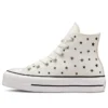 Chuck Taylor All Star Lift Platform High «Embroidered Stars – Egret»