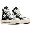 Chuck Taylor All Star Lift Platform Large Stars High «Negro Blanco»