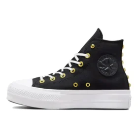 Chuck Taylor All Star Lift Platform Star Studded «Black White Gold»