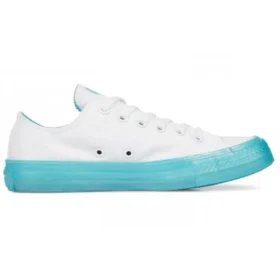 Chuck Taylor All Star Low «Blanco, aguamarina decolorado»