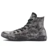 Chuck Taylor All Star Luxe Leather «Negro Gris Plata»