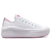 Chuck Taylor All Star Move Low «Blanco-Morado»
