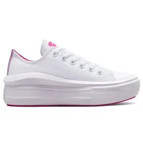 Chuck Taylor All Star Move Low «Blanco-Morado»