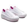 Chuck Taylor All Star Move Low «Blanco-Morado»