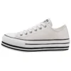 Chuck Taylor All Star Platform Low Top Suela tipo bizcocho cremoso