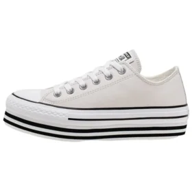 Chuck Taylor All Star Platform Low Top Suela tipo bizcocho cremoso