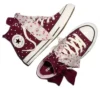 Chuck Taylor All Star Scarf Bow «Deep Bordeaux Egret»