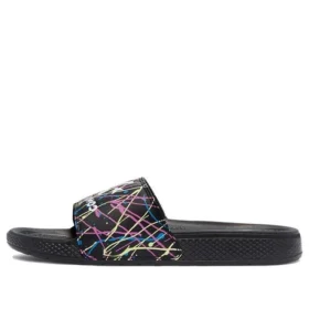 Chuck Taylor All Star Slide Paint Splatter «Negro Rosa»