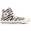 Chuck Taylor All Star Zebrafur de caña alta «Blanco»
