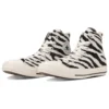 Chuck Taylor All Star Zebrafur de caña alta «Blanco»