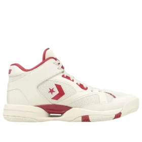 Cons Accelerator Mid «Blanco roto/Rojo»