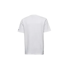 Converse Classic Basic Casual de manga corta para hombre, color blanco