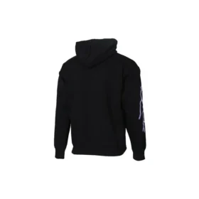 Converse para hombre con estampado del logotipo Flash, forradas de felpa deportiva, color negro Converse para hombre con estampado del logotipo Flash, forradas de felpa deportiva, color negro